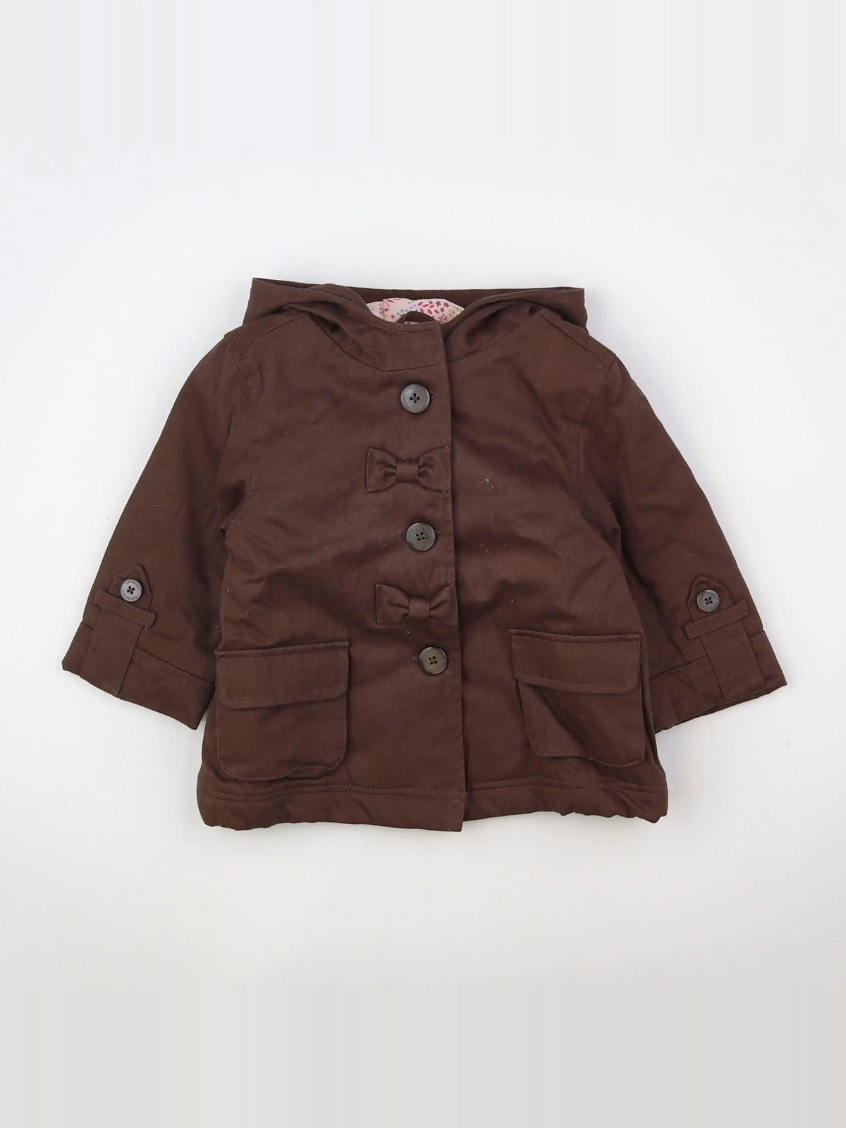 Vertbaudet - veste marron - 18 mois