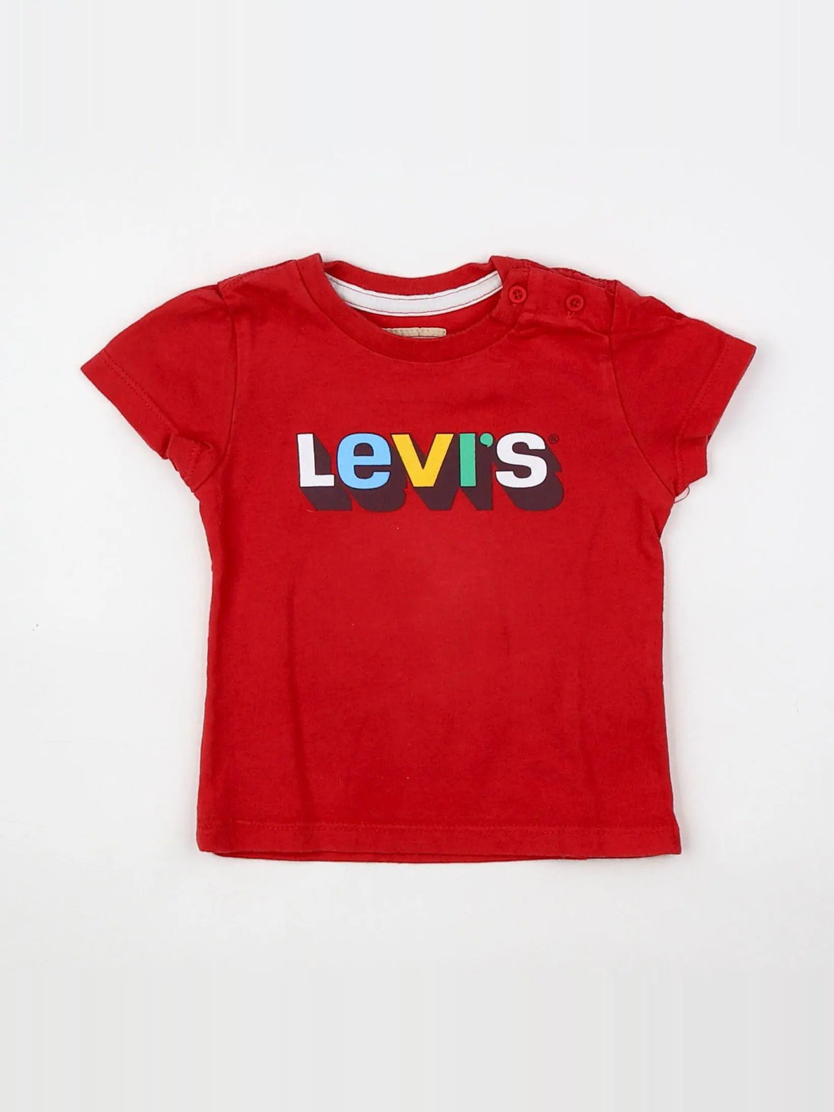 Levi's - tee-shirt rouge - 12 mois
