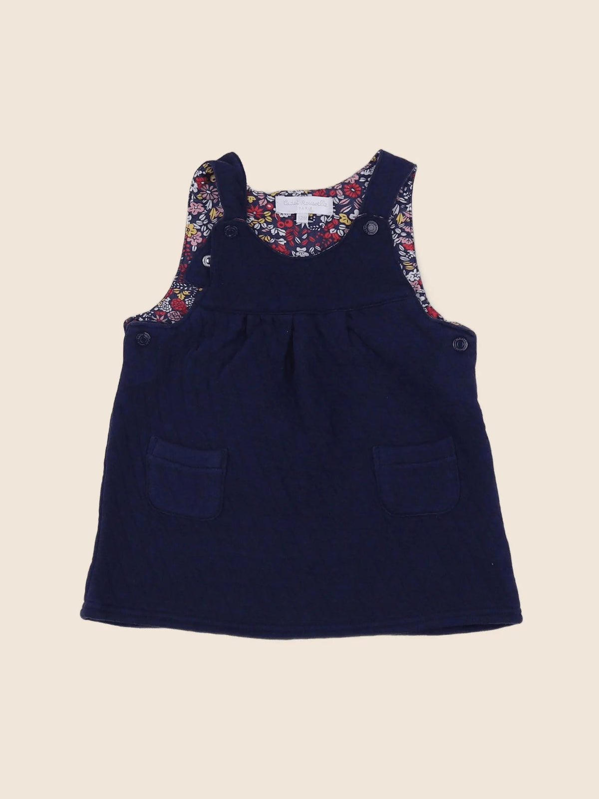 Cadet Rousselle - robe bleu - 12 mois