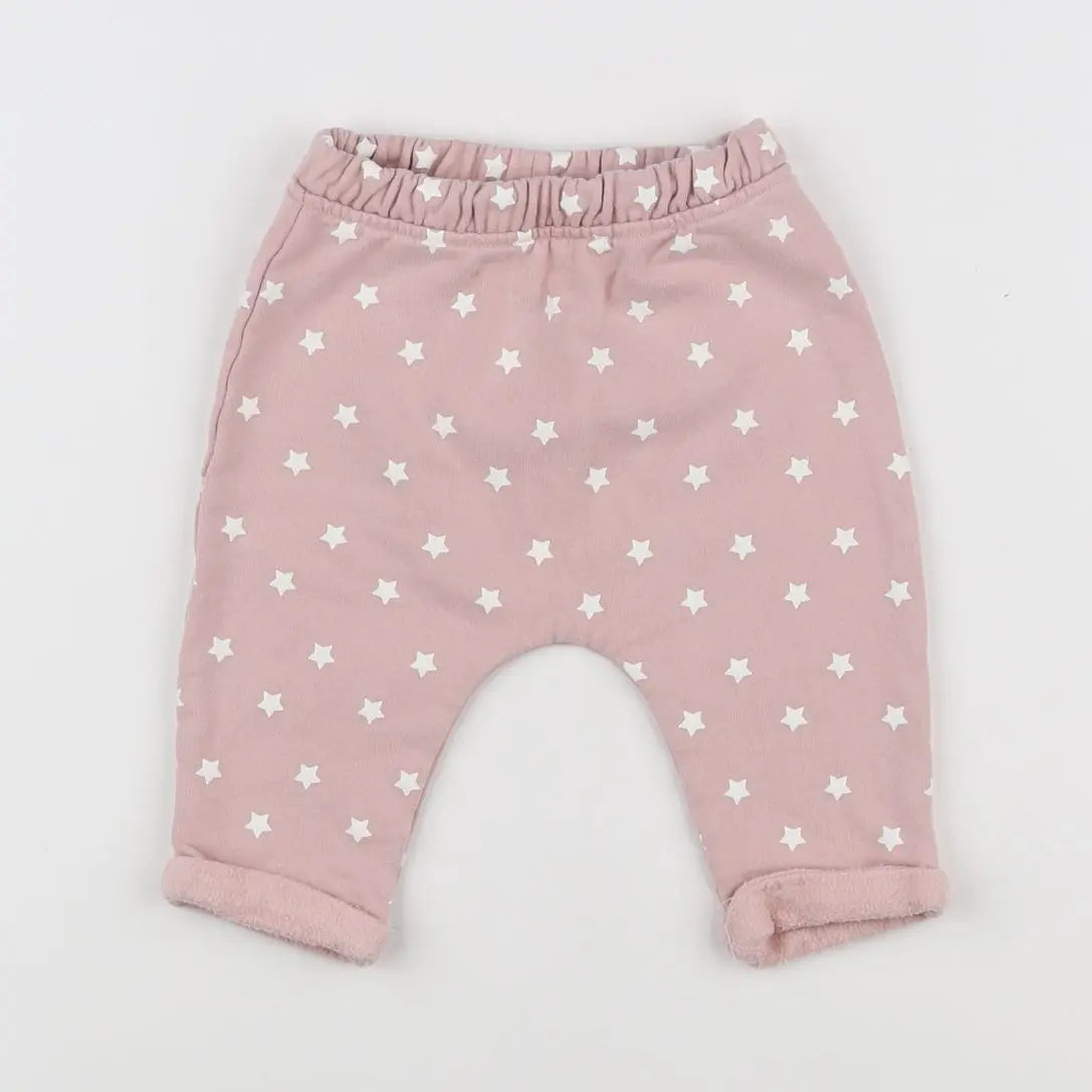 Vertbaudet - pantalon rose - 3 mois