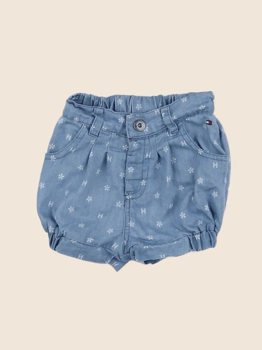 Tommy Hilfiger - short bleu - 12 mois