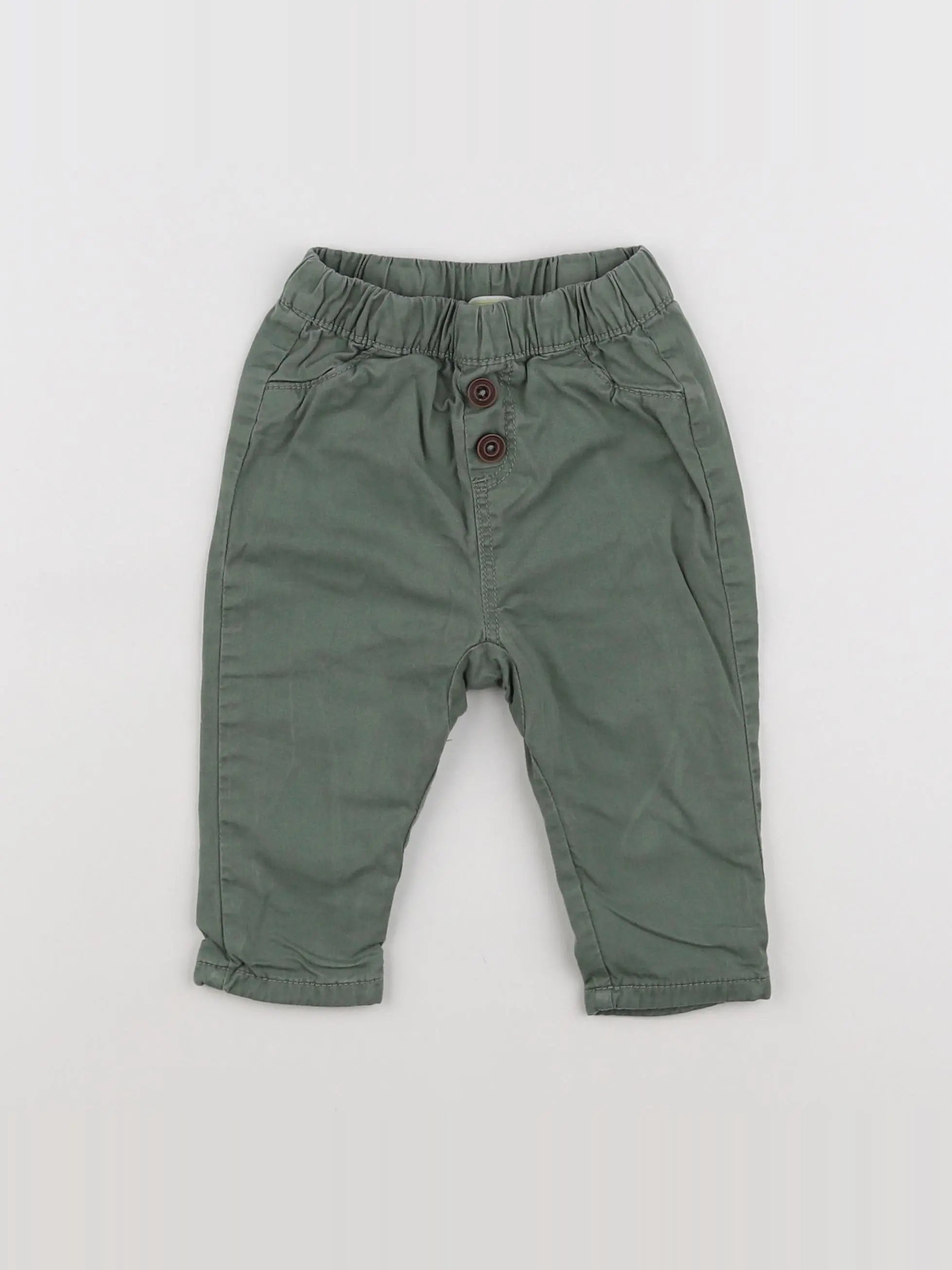 Tape à l'oeil - pantalon vert - 6 mois
