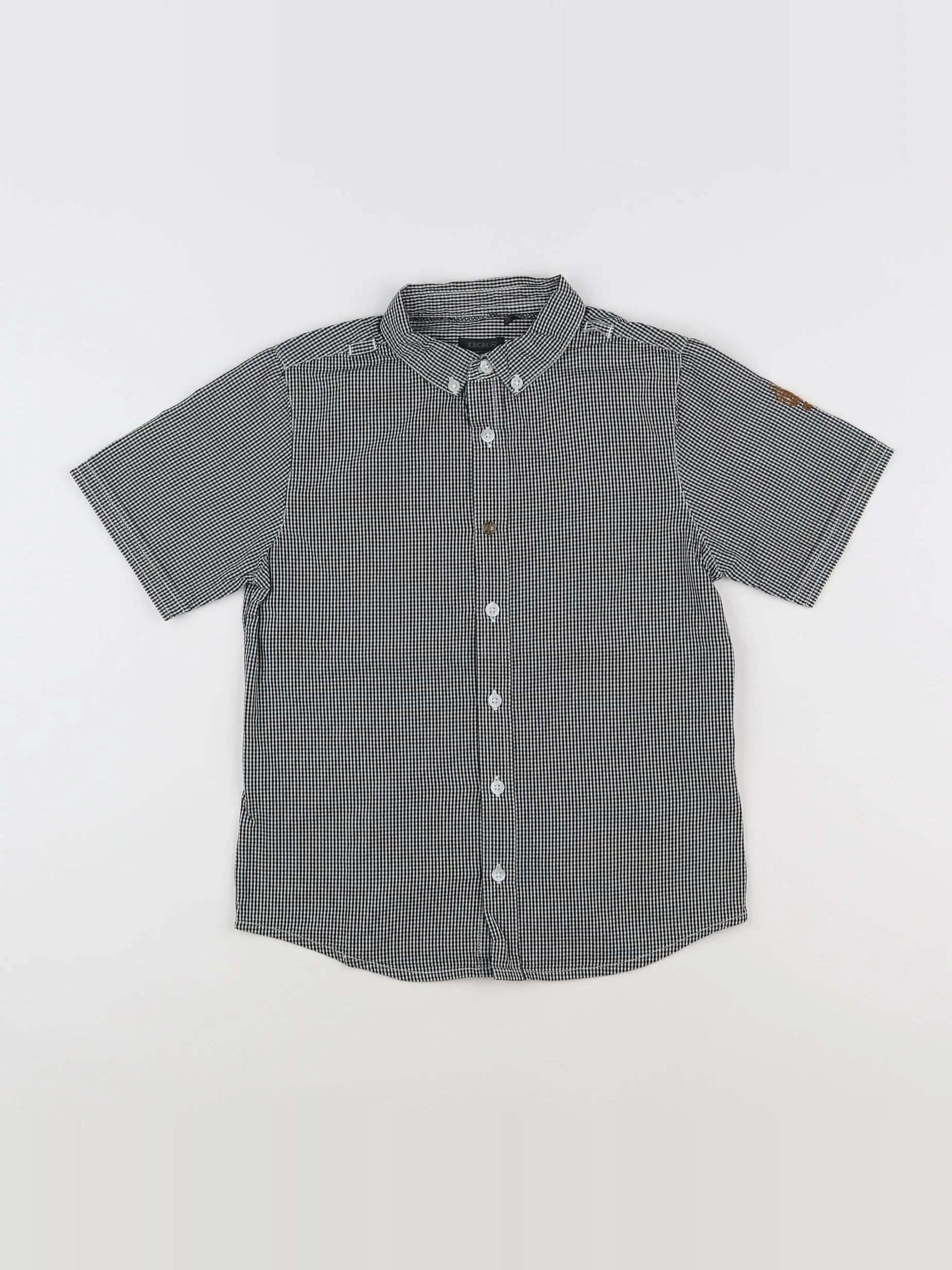IKKS - chemise blanc, noir - 8 ans