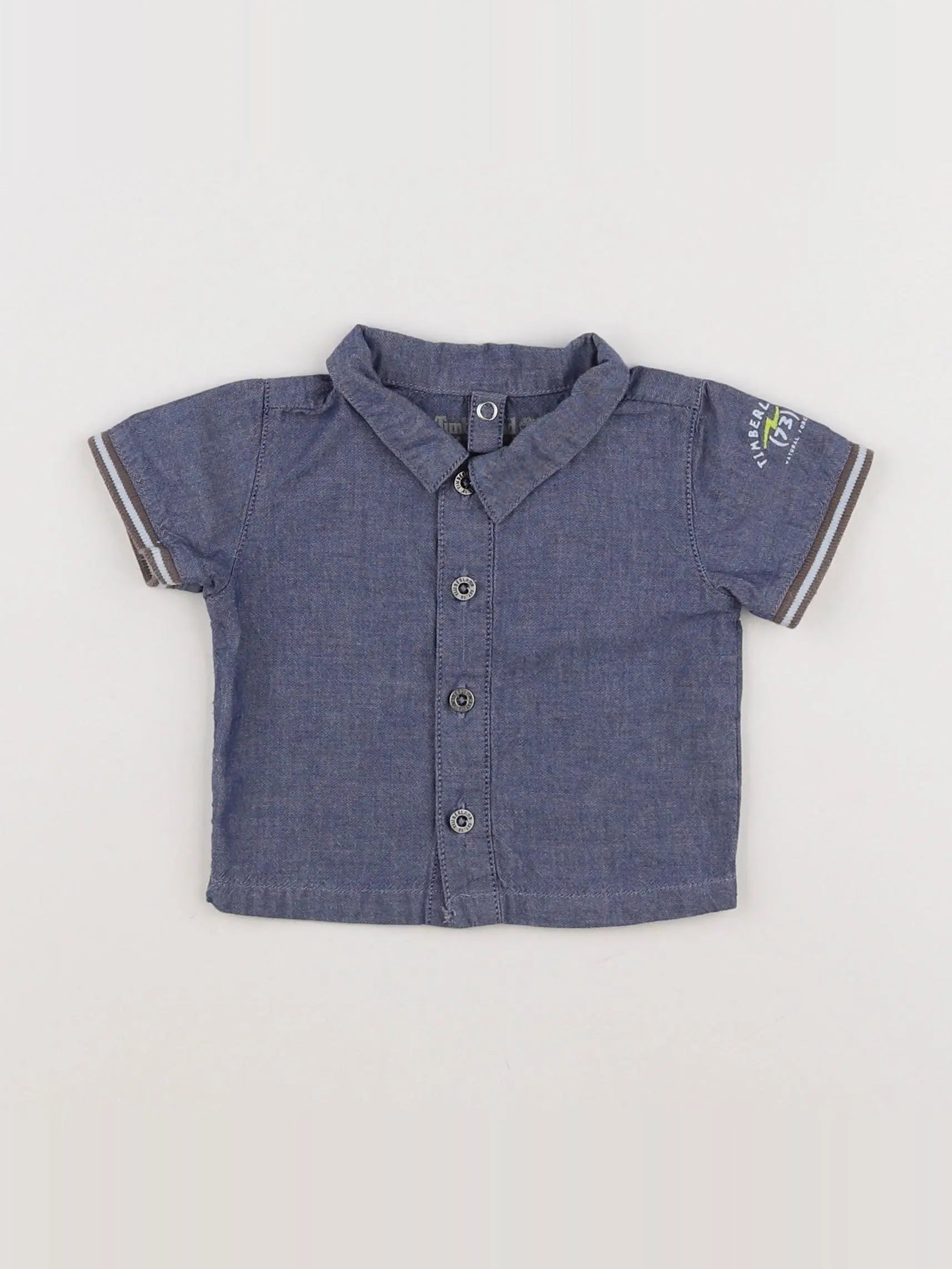 Timberland - chemise bleu - 3 mois