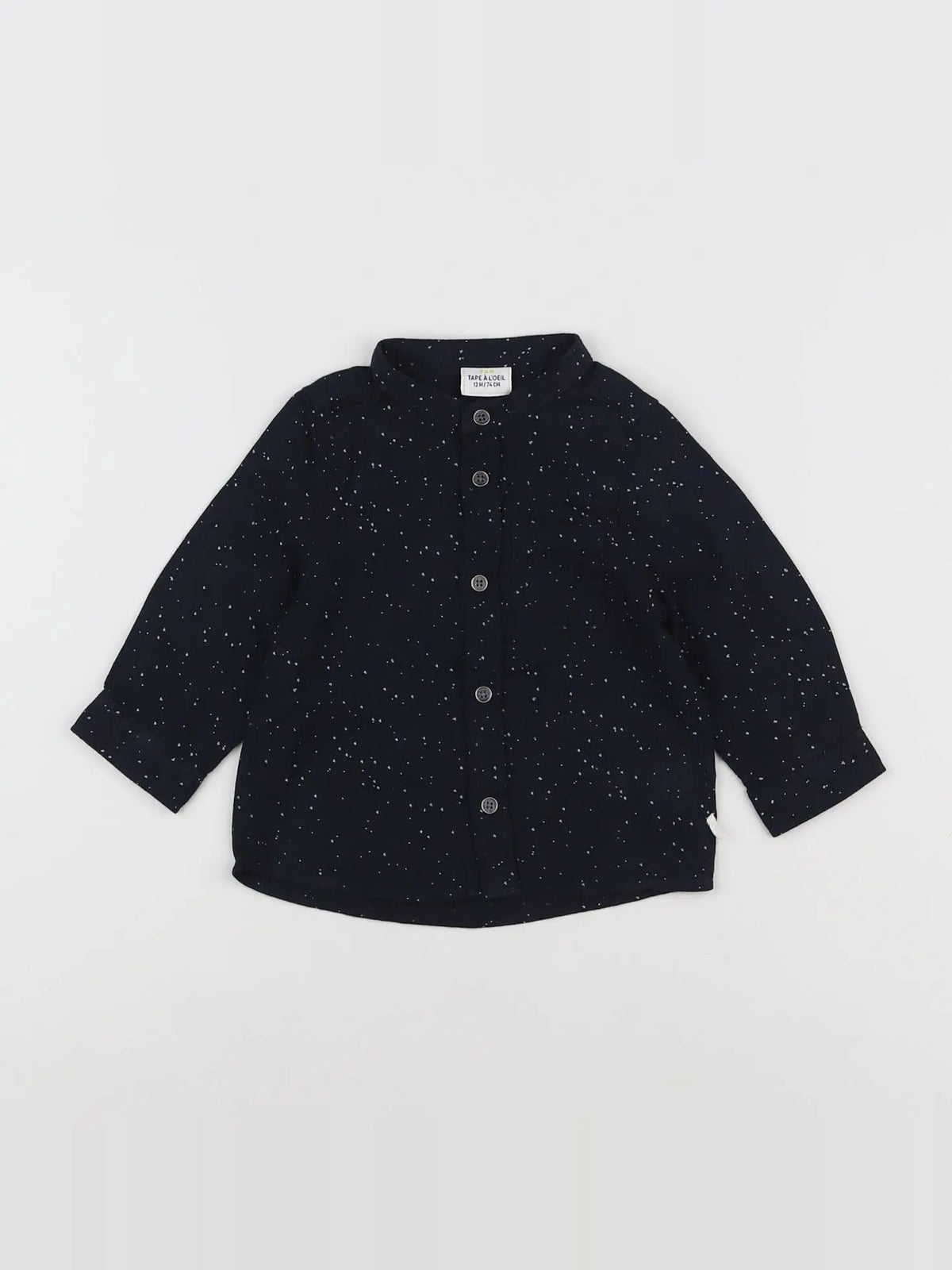 Tape à l'oeil - chemise bleu - 12 mois