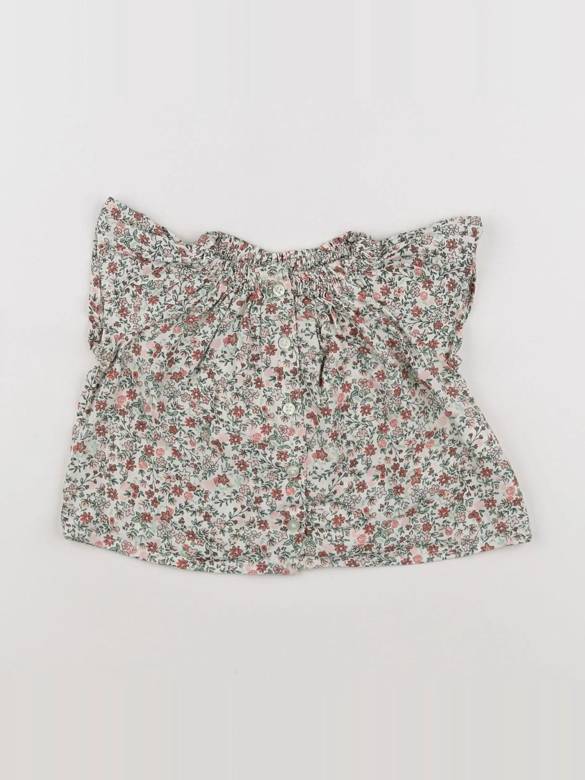 Tape à l'oeil - blouse vert - 6 mois