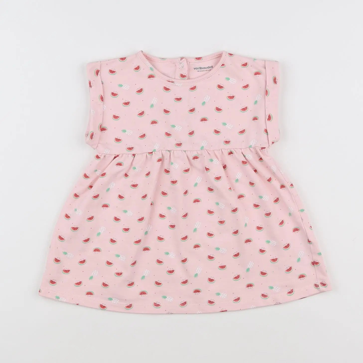 Vertbaudet - robe rose - 18 mois