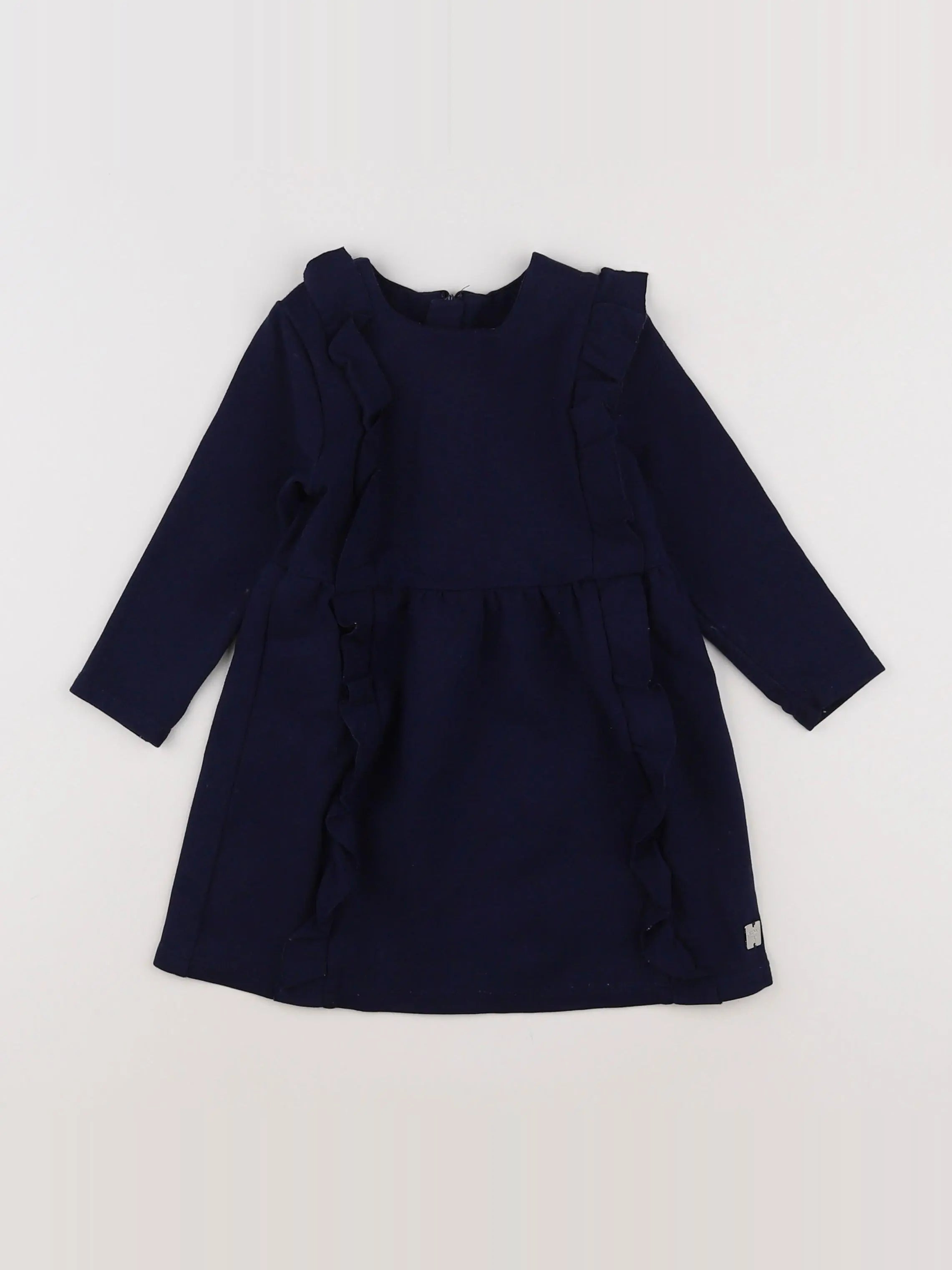 Carrément Beau - robe bleu - 18 mois