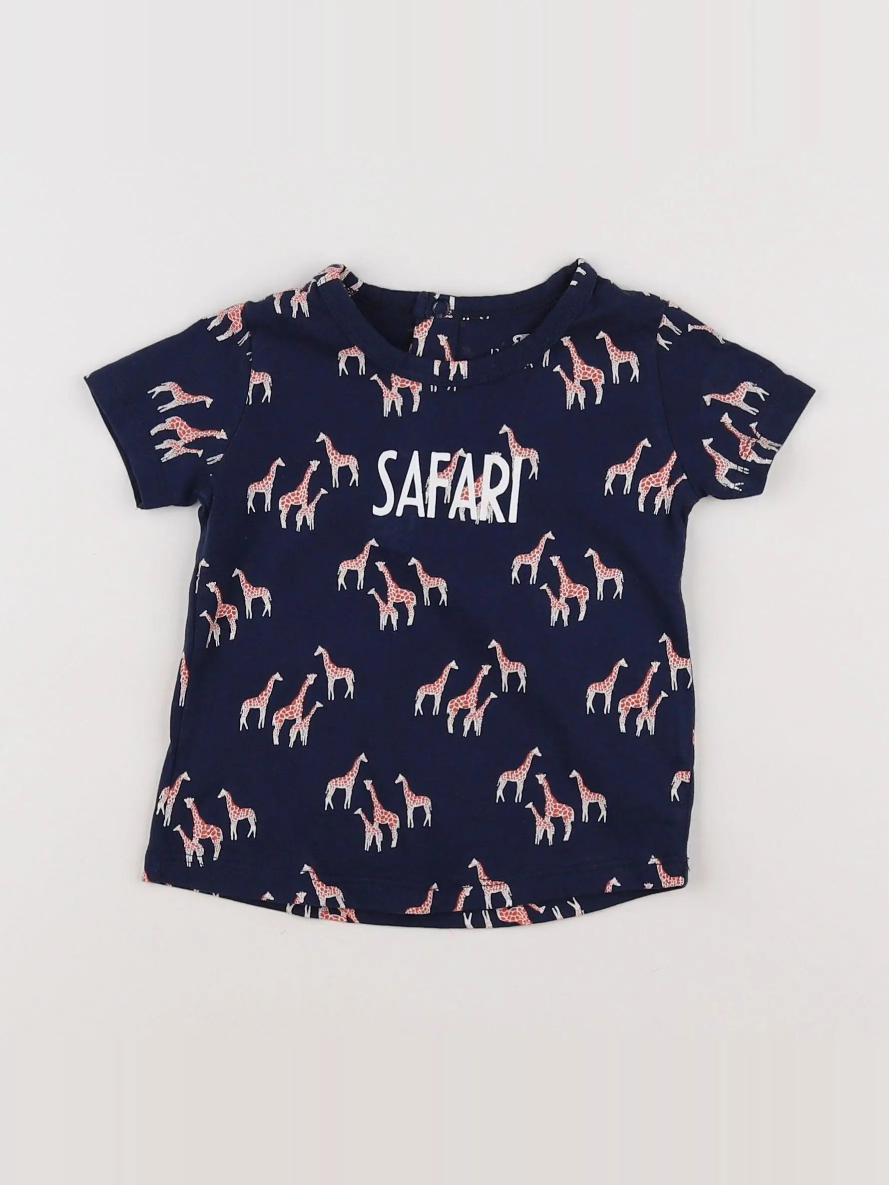 La Redoute - tee-shirt bleu - 12 mois