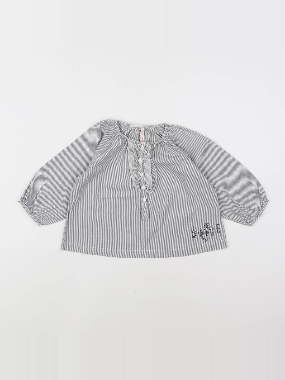 Levi's - blouse blanc, gris - 18 mois