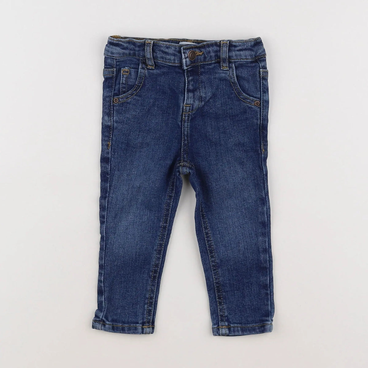 Vertbaudet - jean bleu - 9 mois