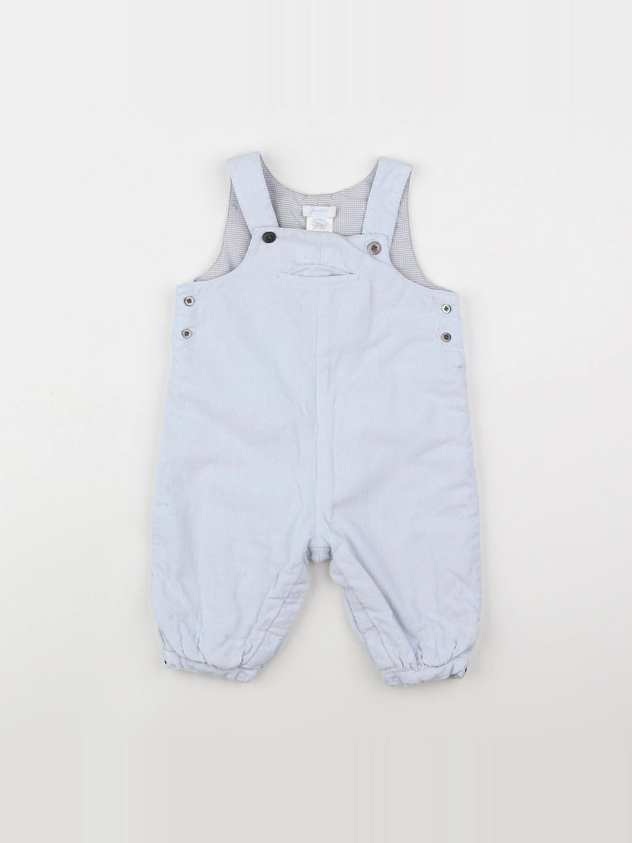 Jacadi - salopette bleu - 6 mois