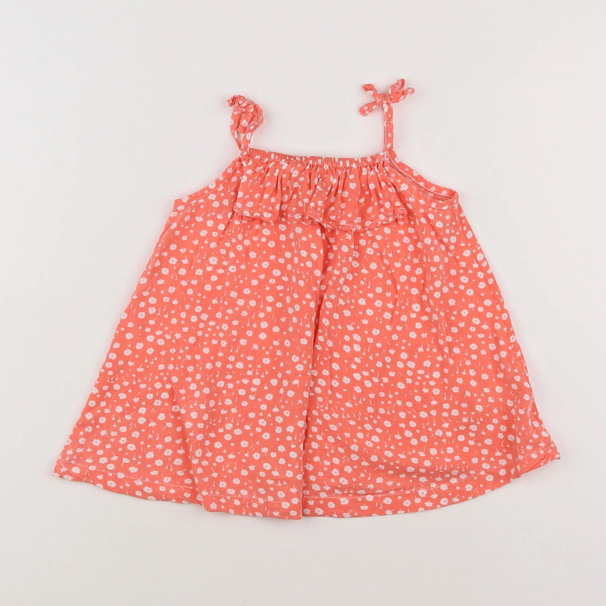 Vertbaudet - robe rose, blanc - 18 mois