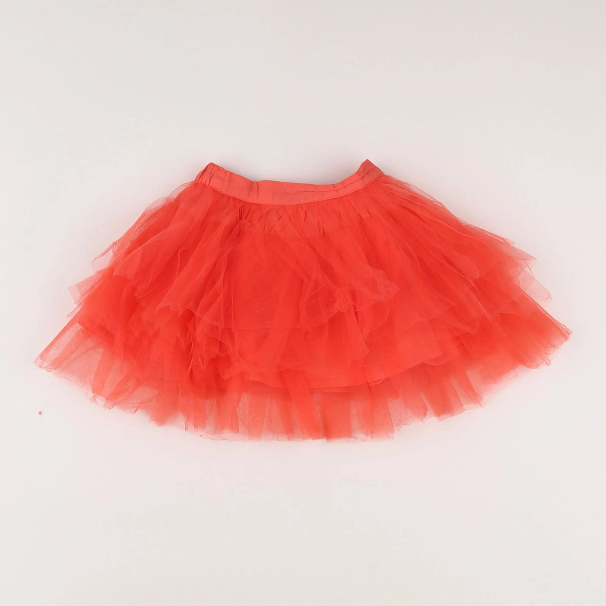 Vertbaudet - jupe rouge - 12 mois