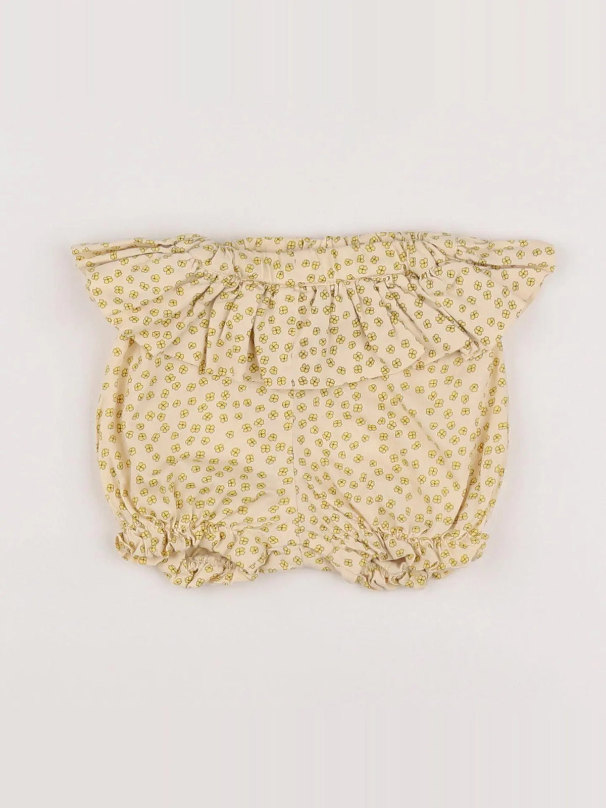 Konges slojd - bloomer blanc, jaune - 3 mois