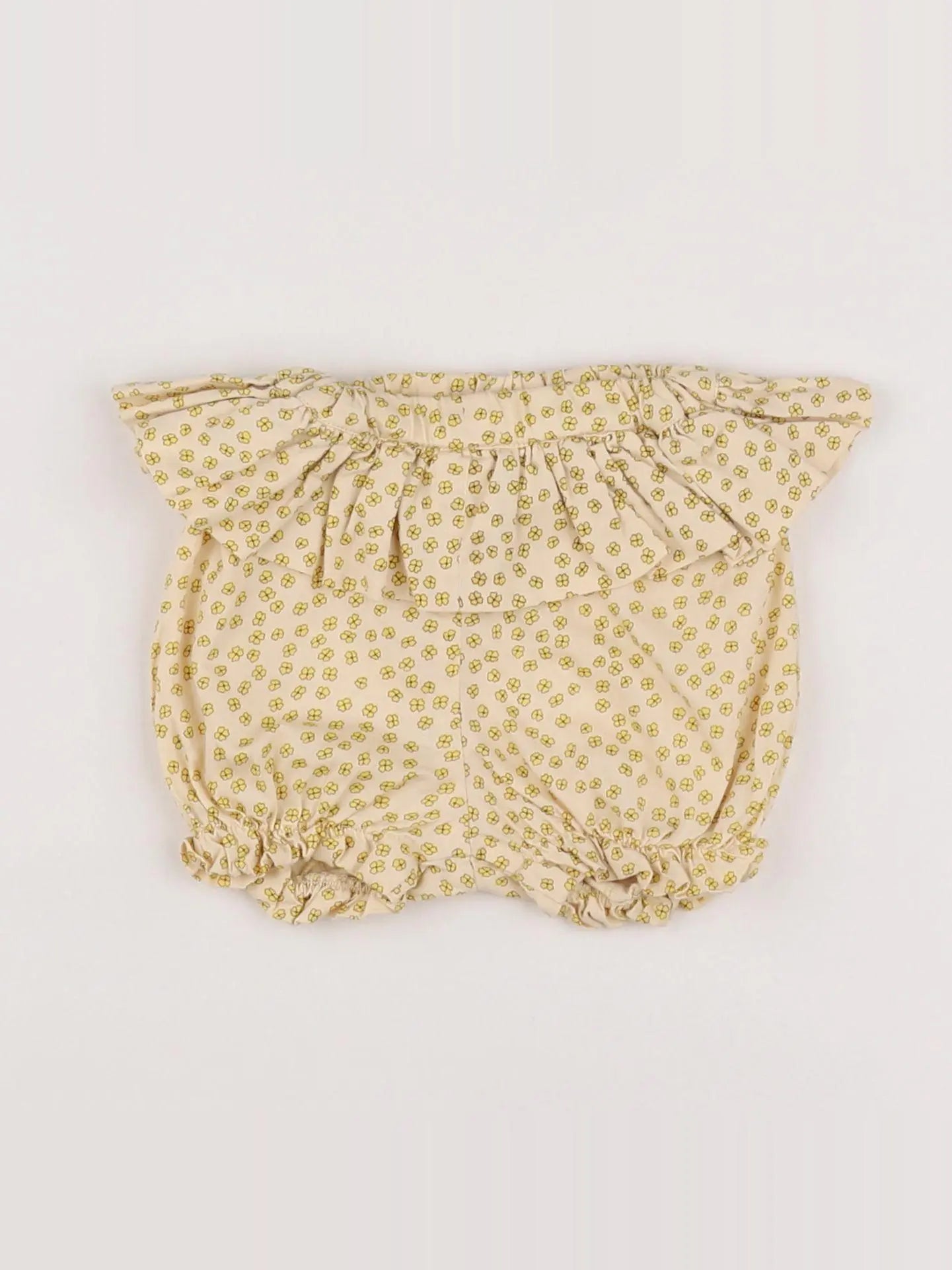 Konges slojd - bloomer blanc, jaune - 3 mois