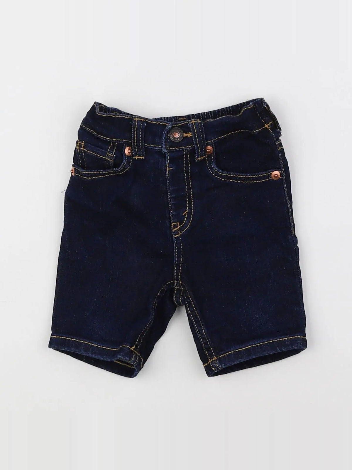 Levi's - short bleu - 12 mois