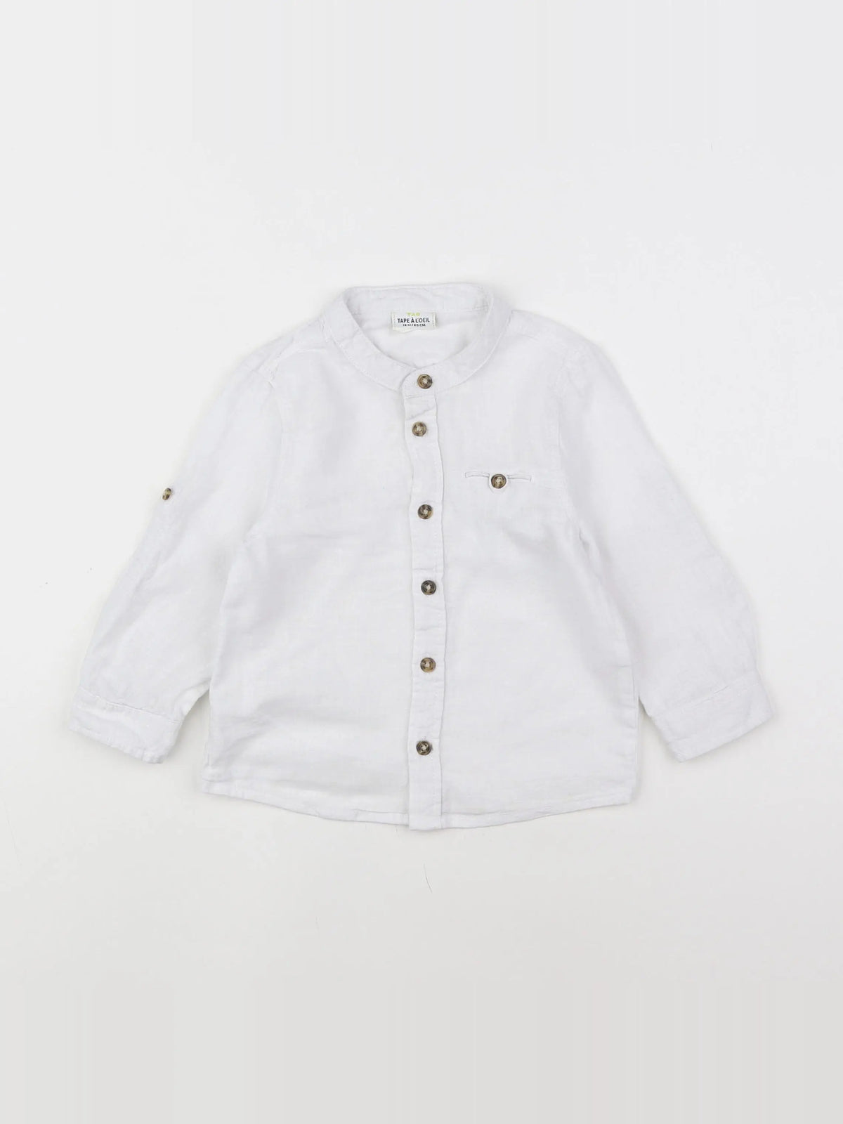 Tape à l'oeil - chemise blanc - 18 mois