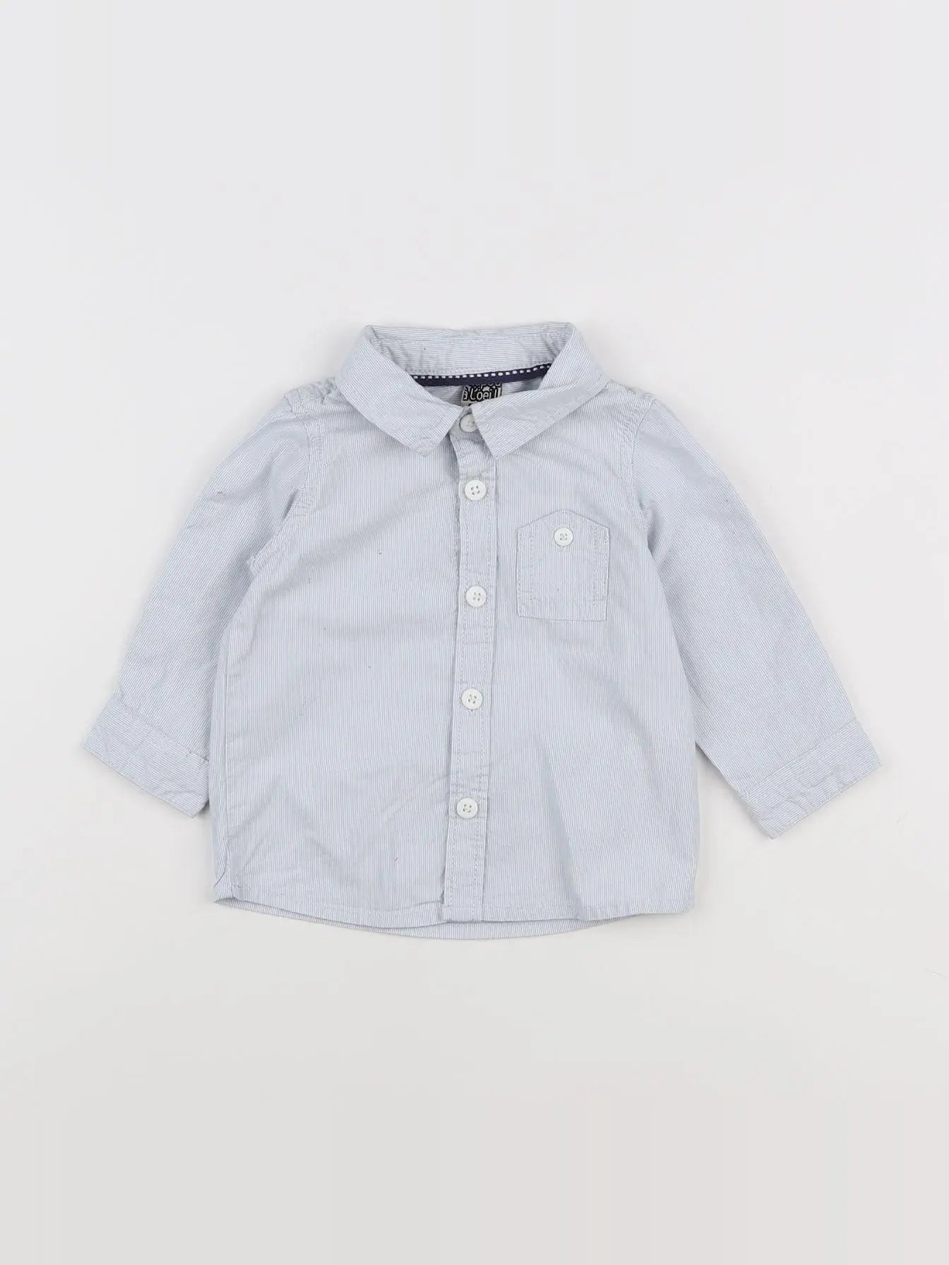 Tape à l'oeil - chemise bleu - 6 mois