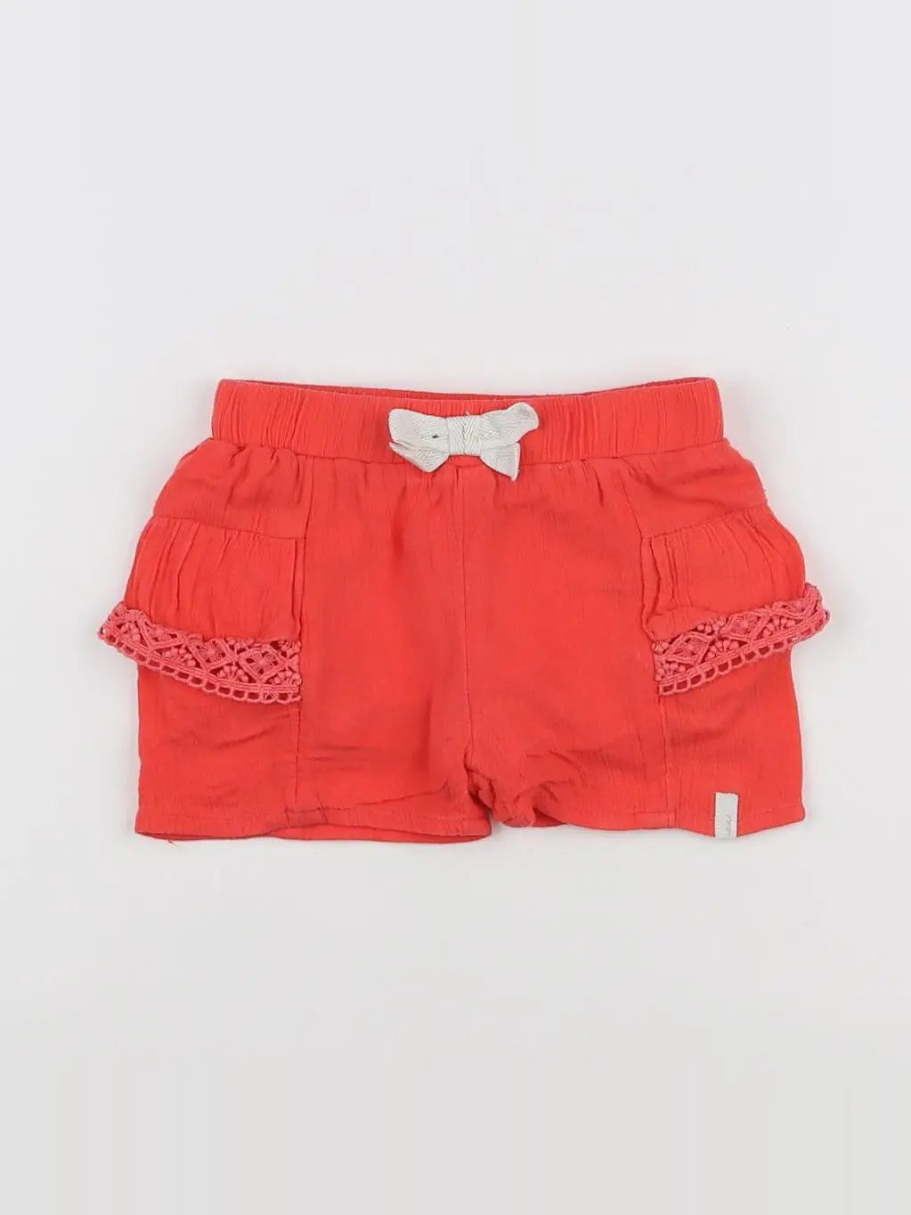 IKKS - short orange - 12 mois