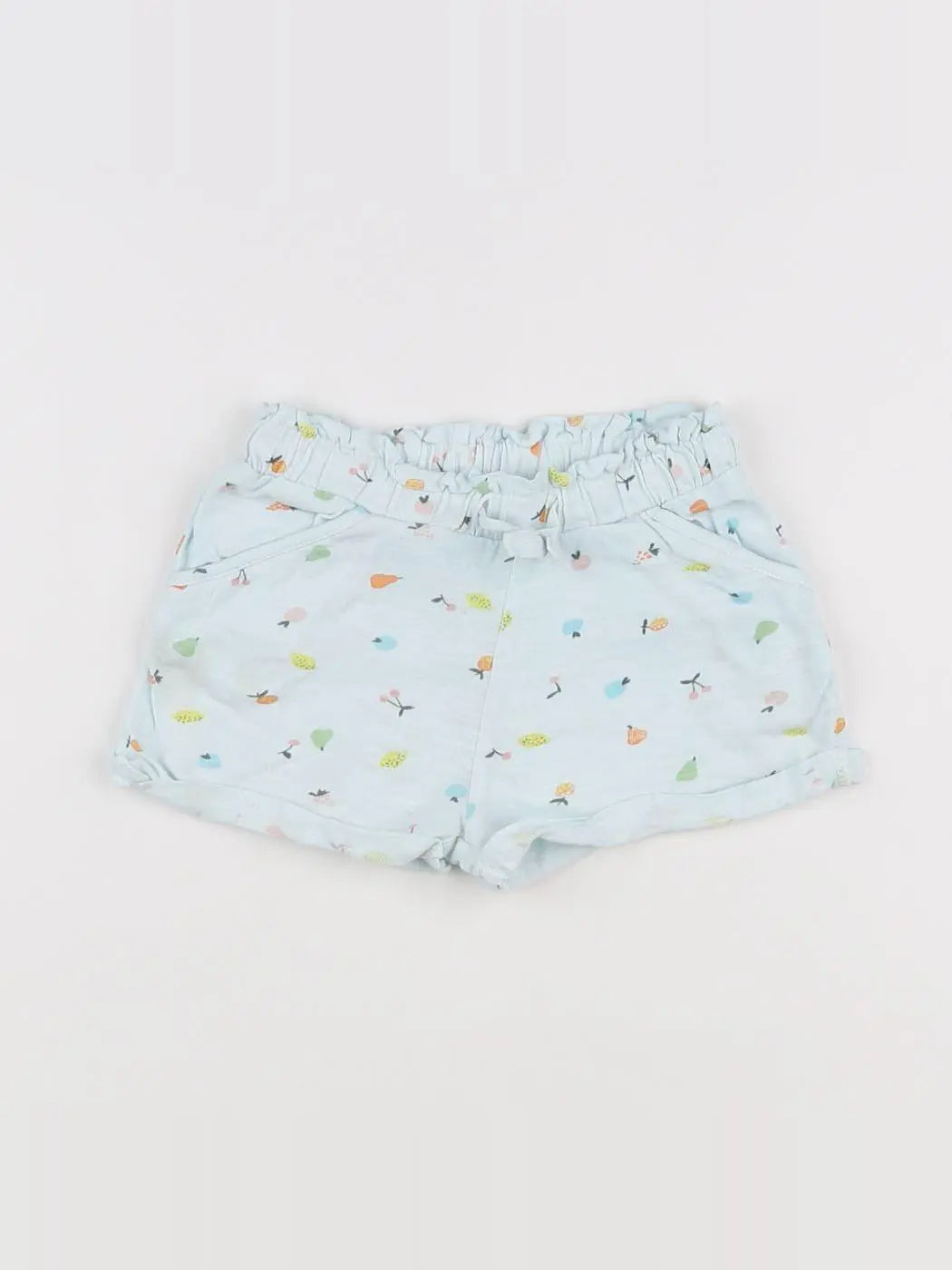 Boutchou - short bleu - 9 mois