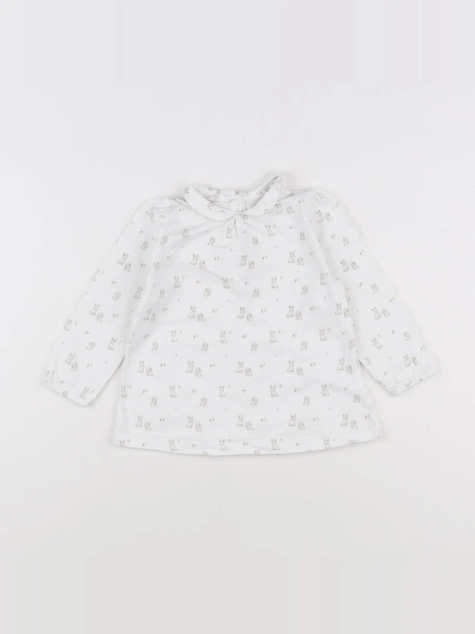 Boutchou - tee-shirt blanc - 18 mois
