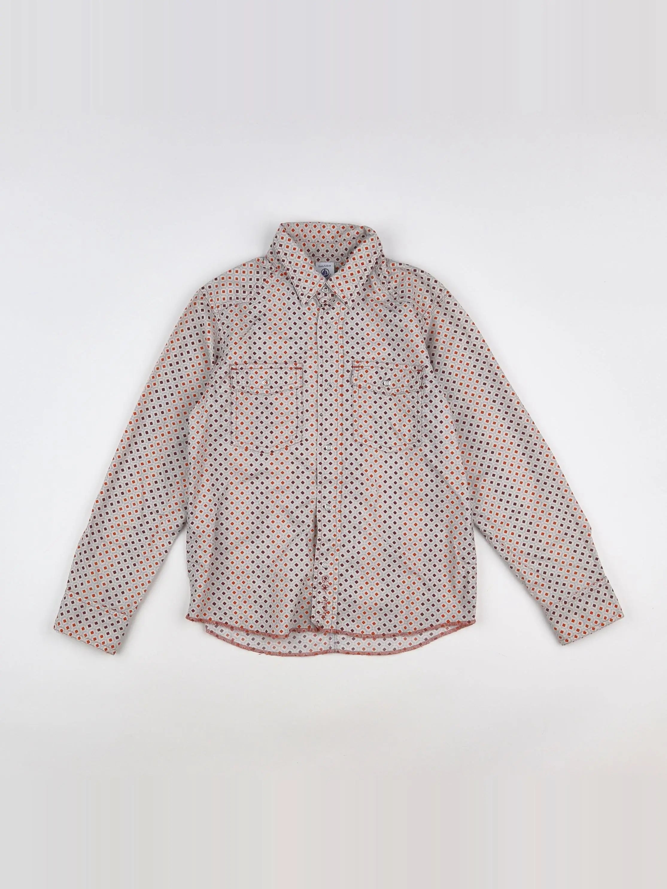 Petit Bateau - blouse multicolore - 8 ans