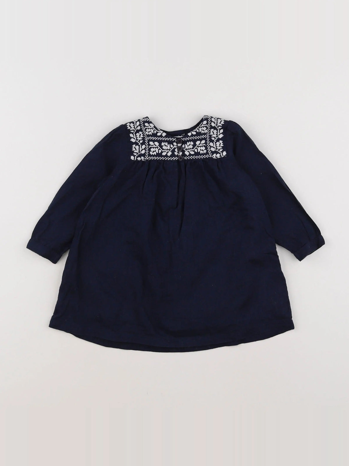 Boutchou - robe bleu - 6 mois
