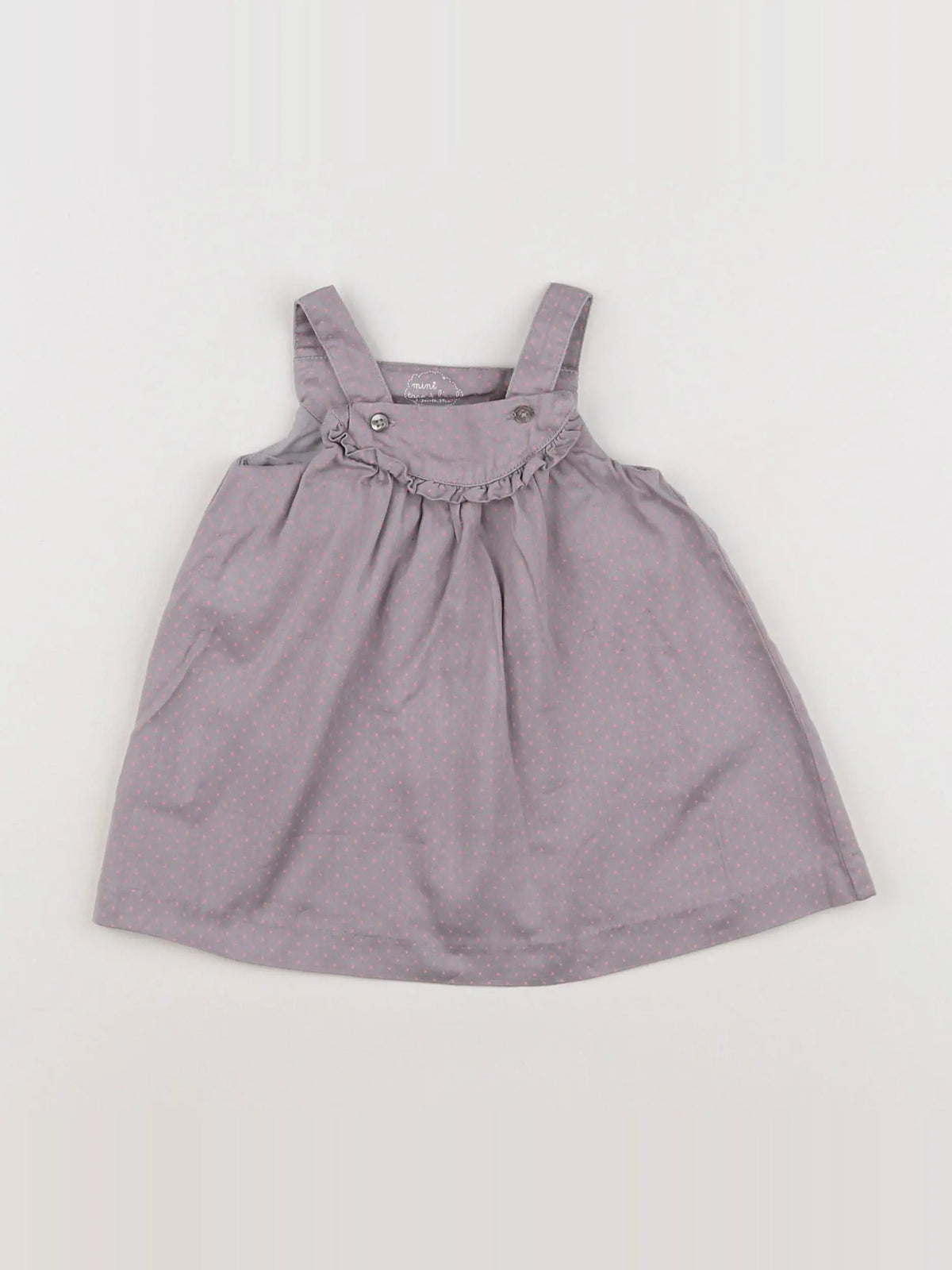 Tape à l'oeil - robe violet, rose - 3 mois