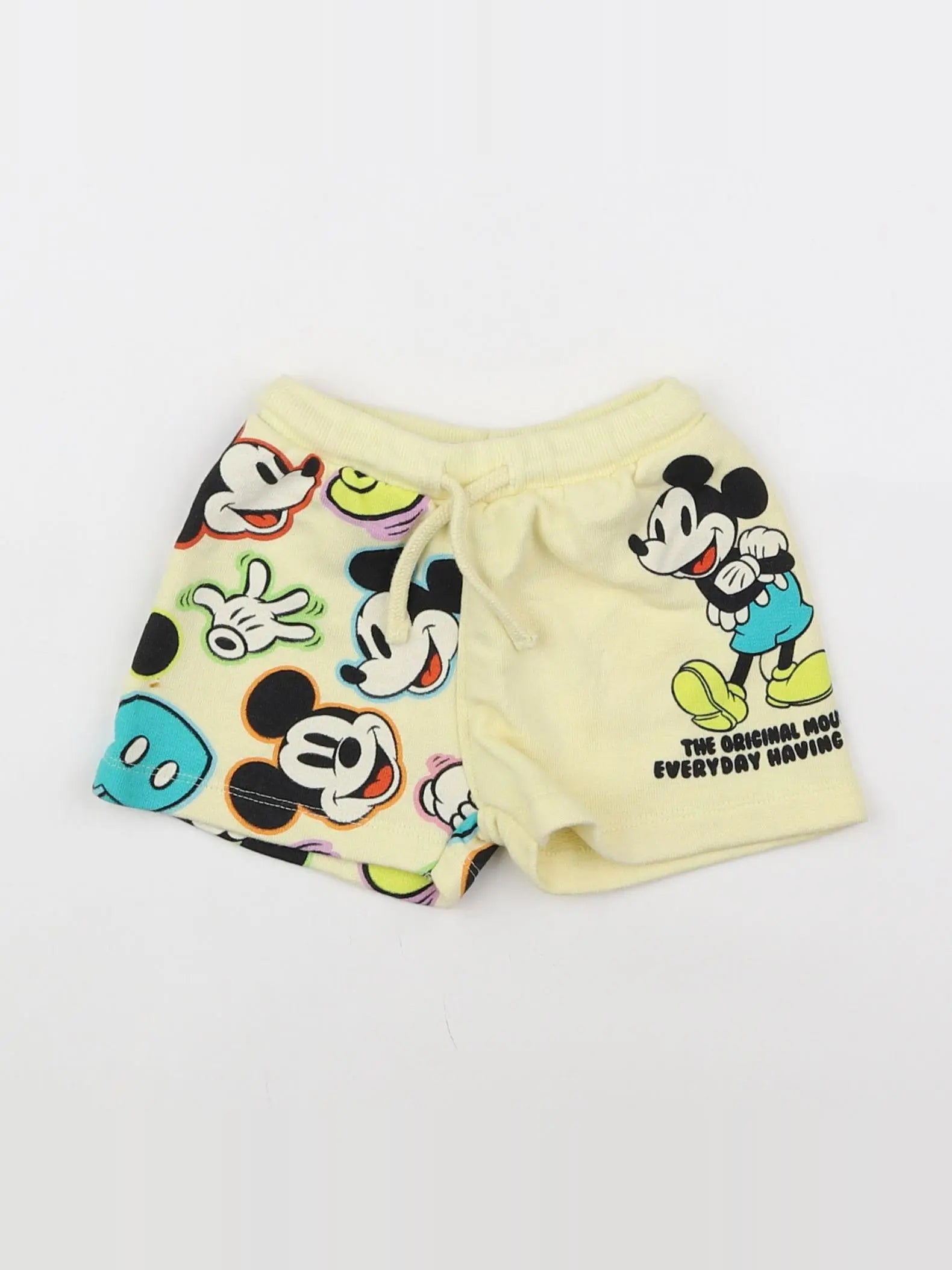 Zara - short jaune - 3/6 mois