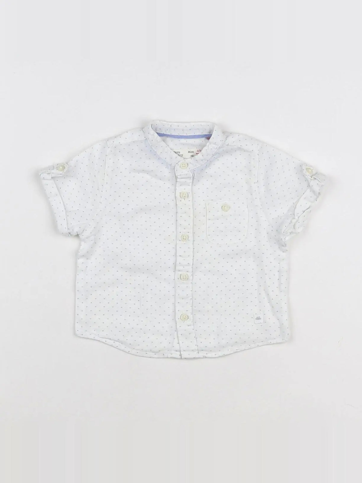 Zara - chemise blanc - 3/6 mois