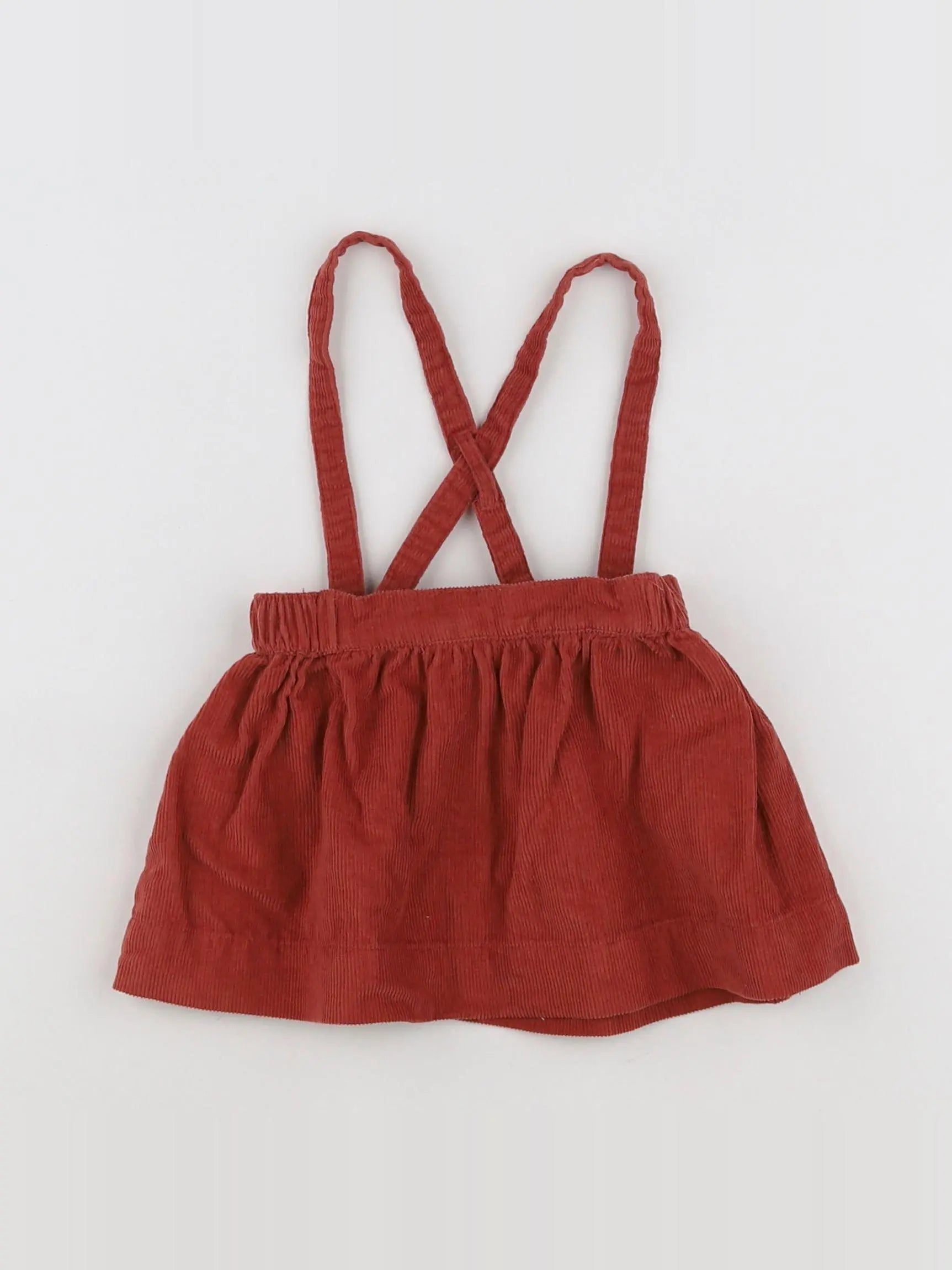 Vertbaudet - jupe orange - 9 mois