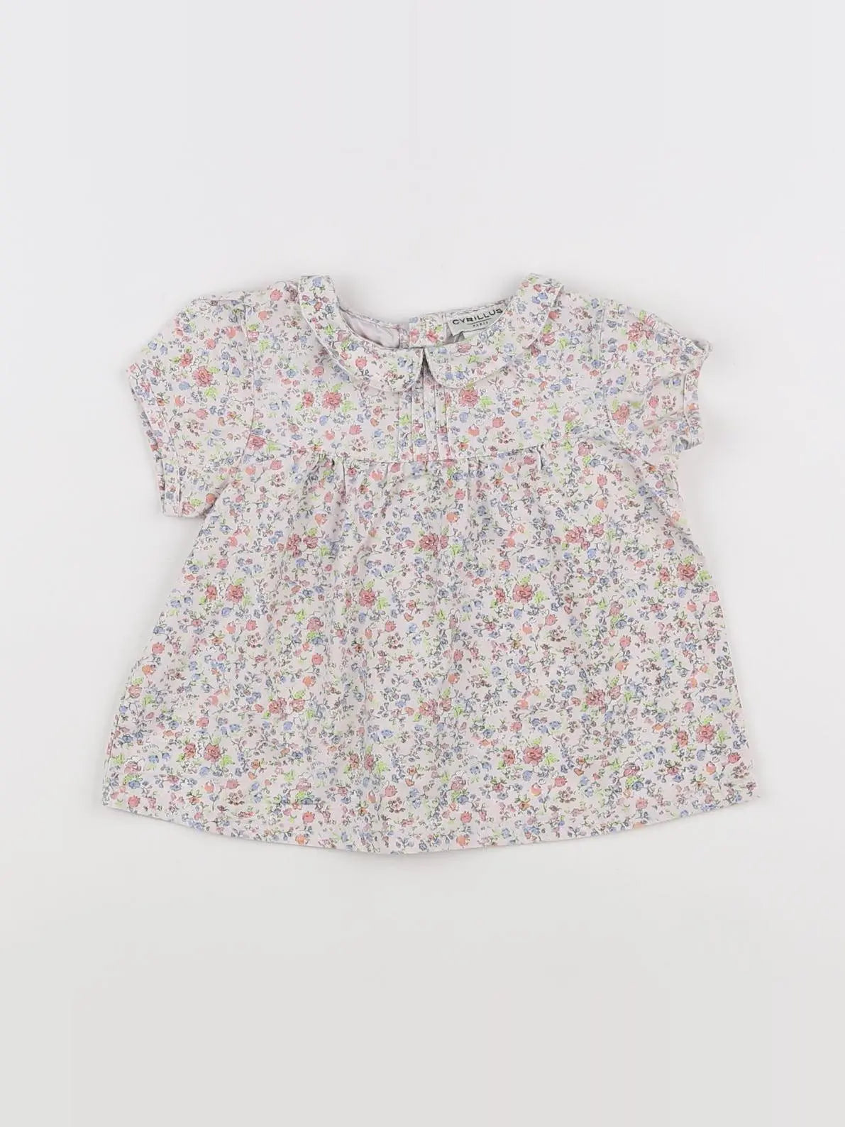 Cyrillus - blouse rose - 12 mois