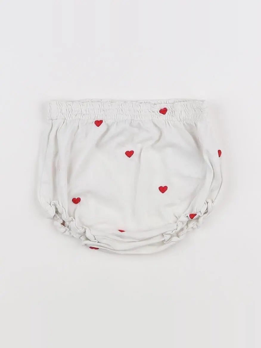 Bonton - bloomer blanc - 6 mois