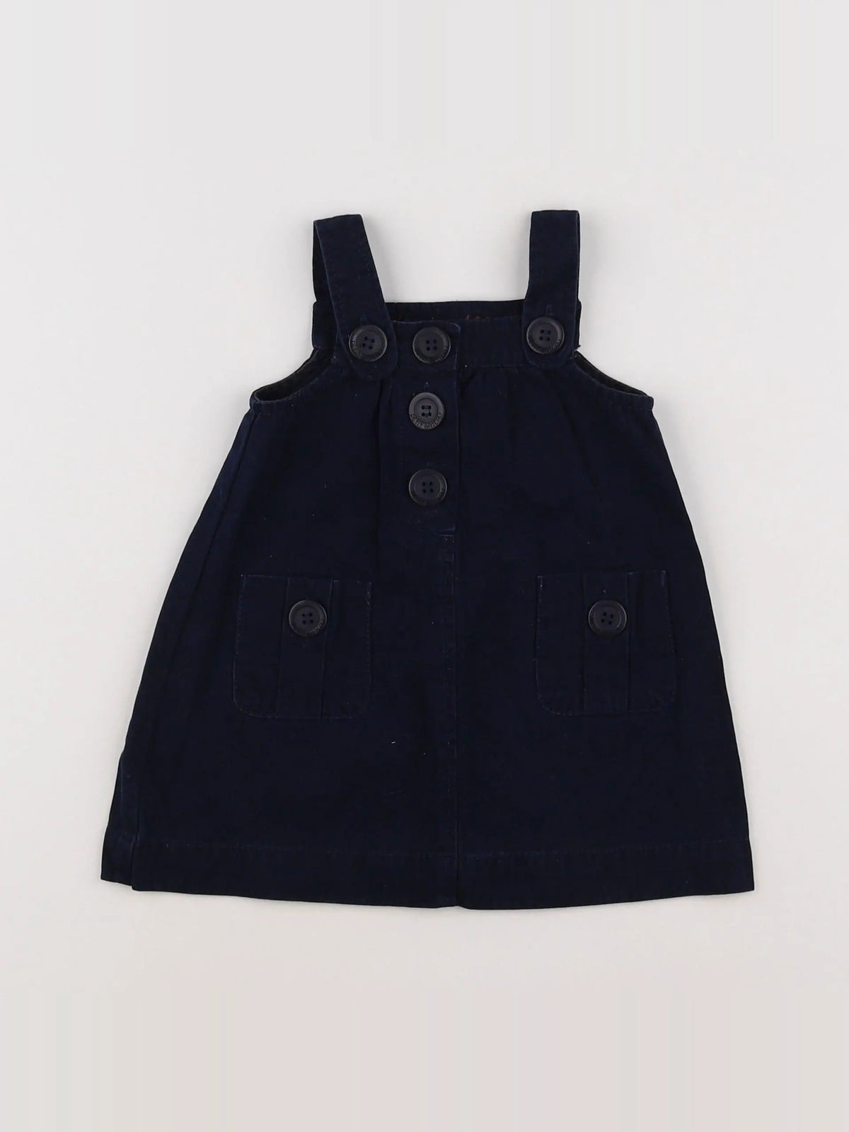 Petit Bateau - robe bleu - 6 mois