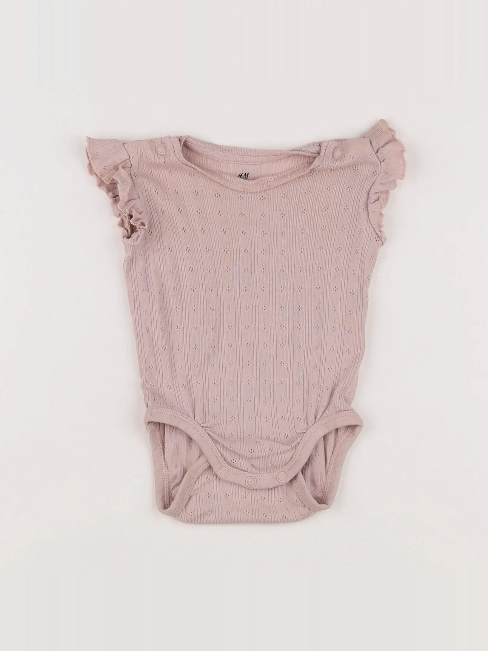 H&M - body rose - 3 mois