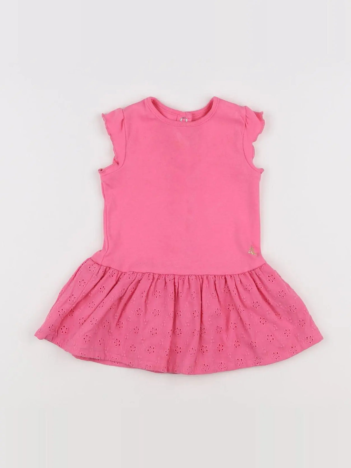 Petit Bateau - robe rose - 6 mois