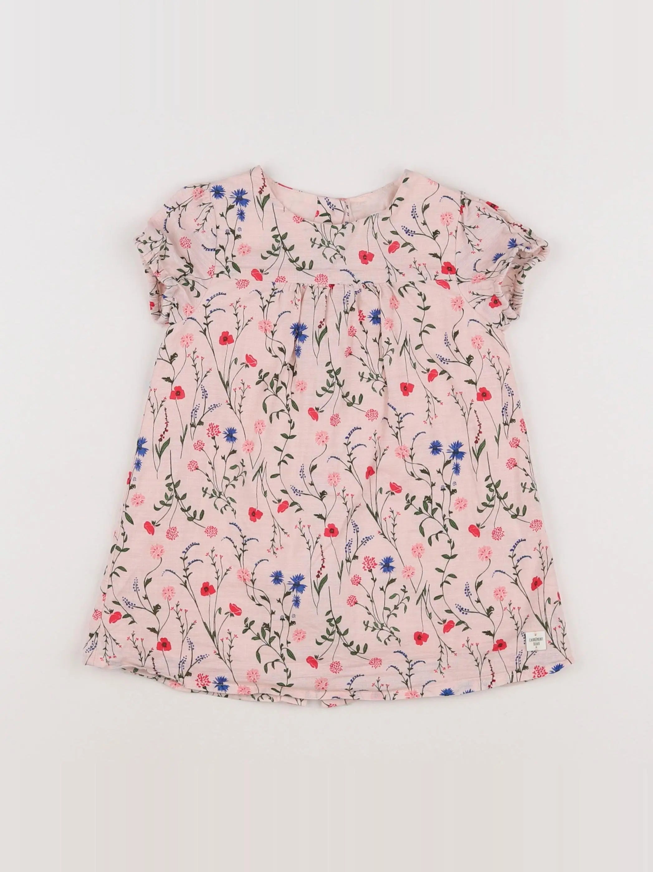 Carrément Beau - robe rose - 12 mois