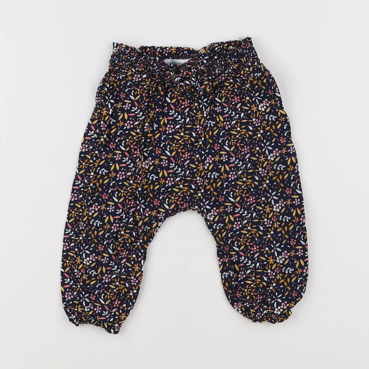 Vertbaudet - pantalon noir - 12 mois
