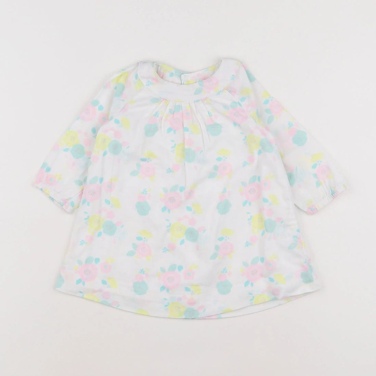 Vertbaudet - robe multicolore - 6 mois