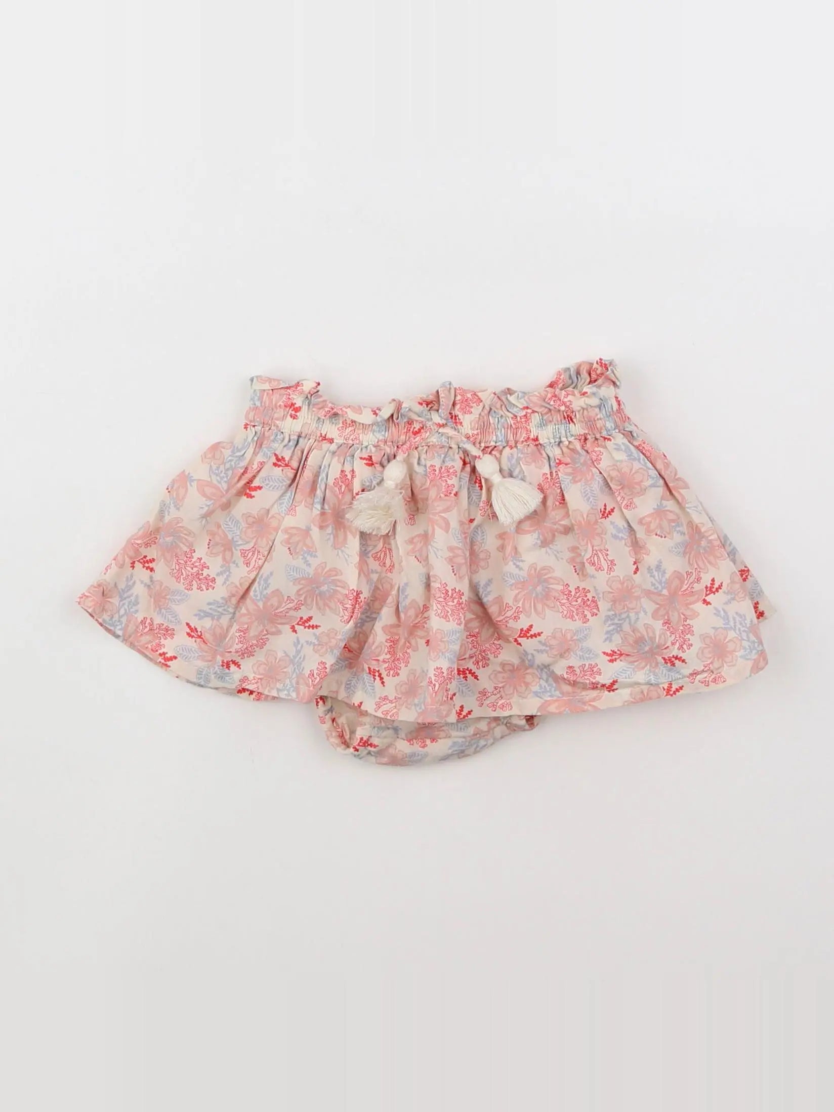 Vertbaudet - jupe short multicolore - 9 mois