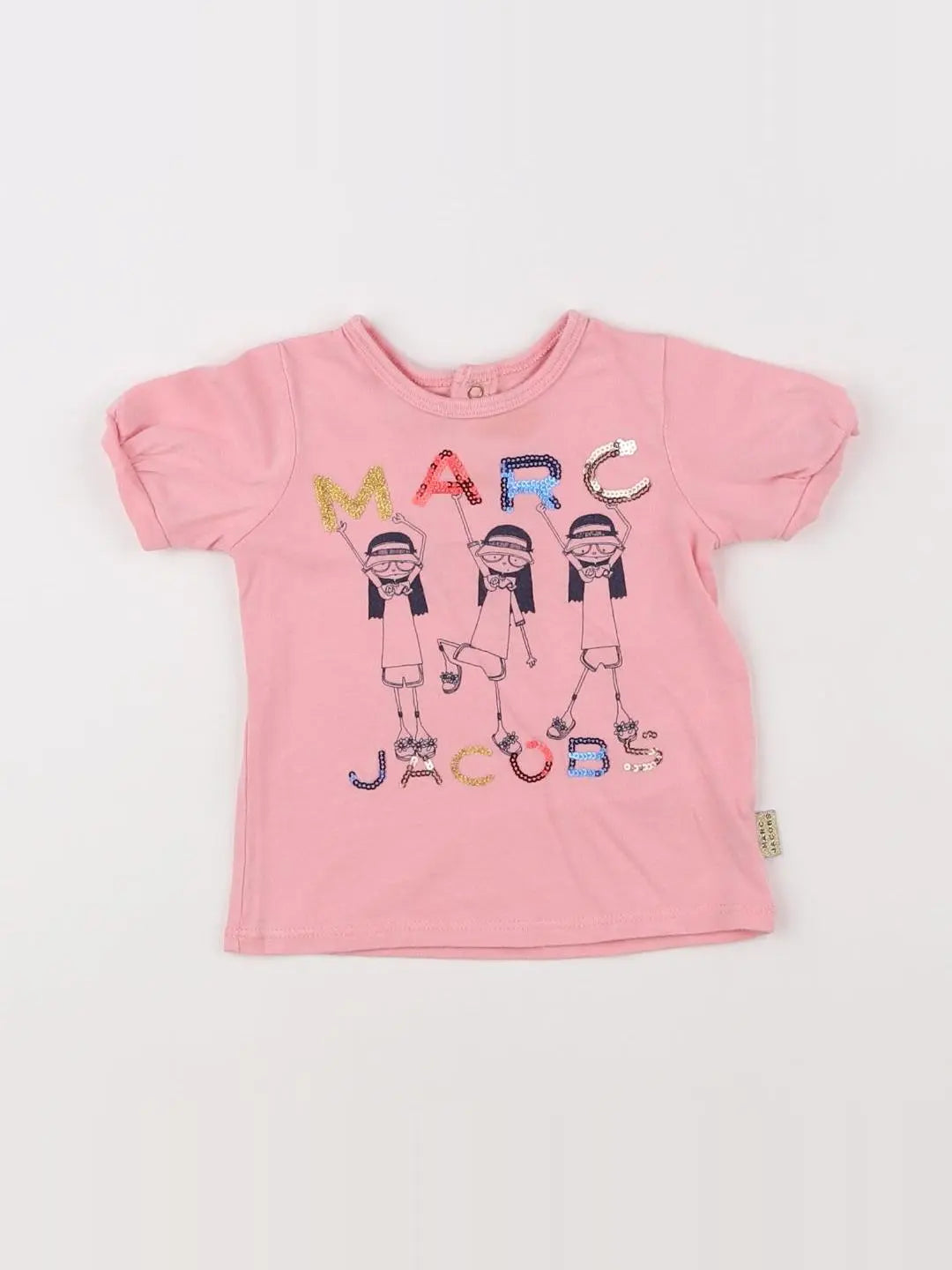 Little marc jacobs - tee-shirt rose - 3 mois