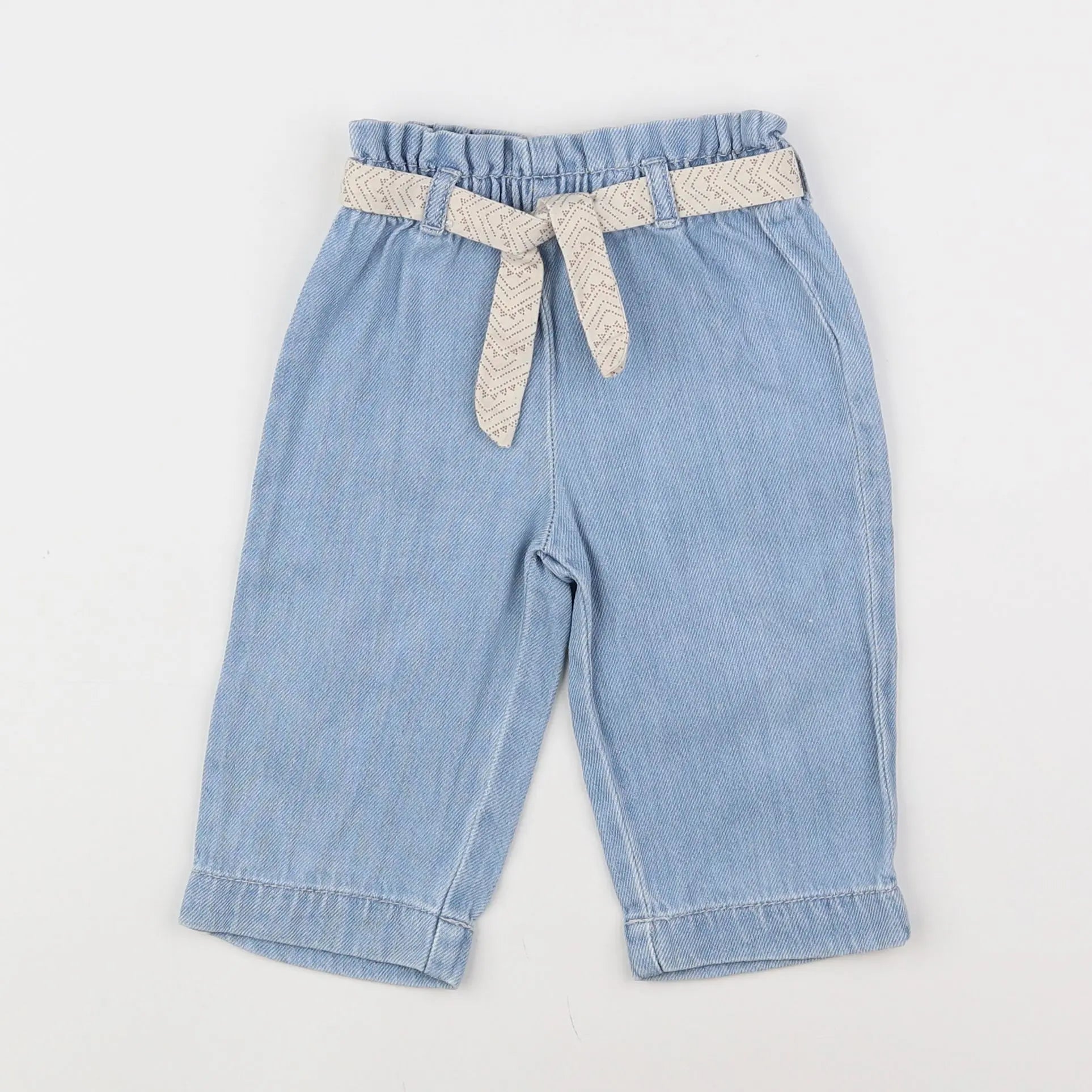 Vertbaudet - jean bleu - 9 mois