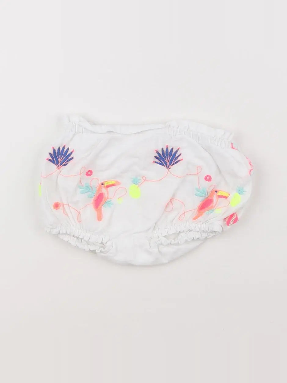 Billie Blush - bloomer blanc - 6 mois