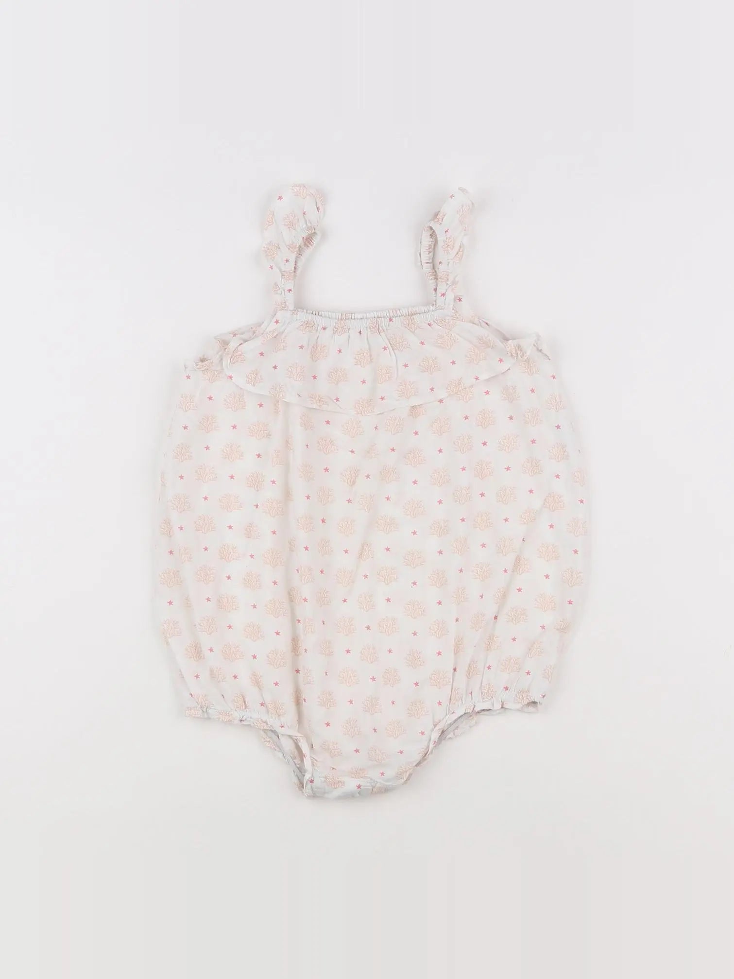 Benetton - combinaison blanc - 12/18 mois