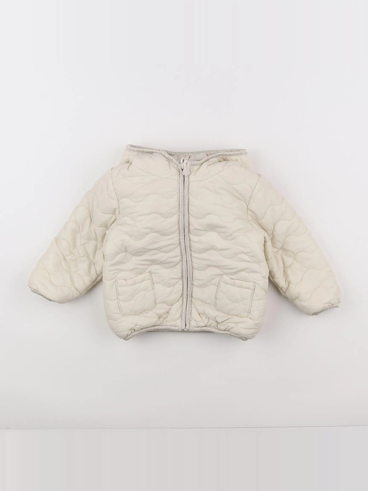 Tape à l'oeil - doudoune beige - 12/18 mois