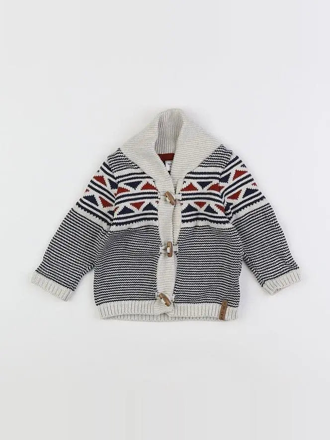 Tape à l'oeil - gilet multicolore - 6 mois
