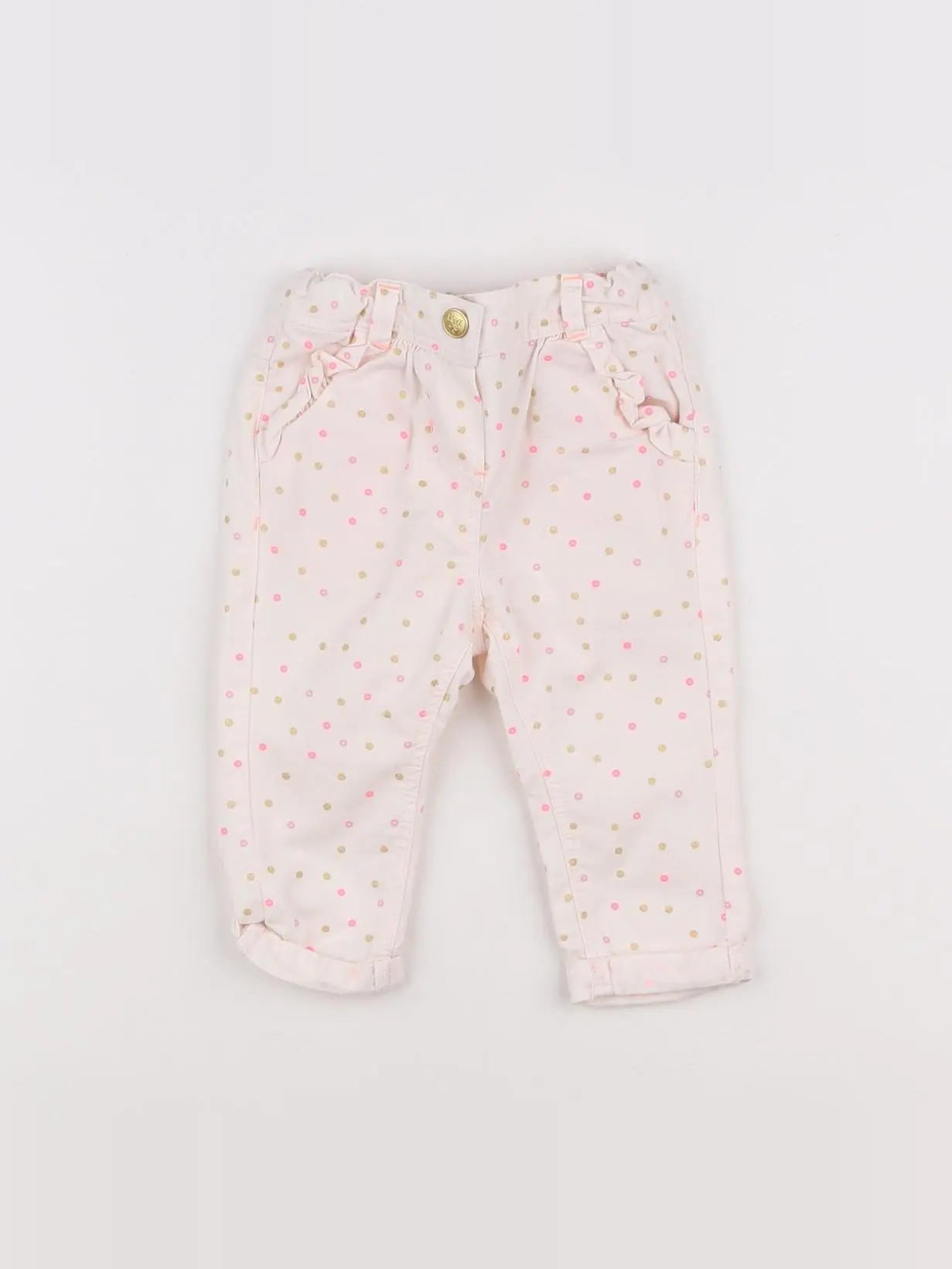 Tape à l'oeil - pantalon rose - 6 mois