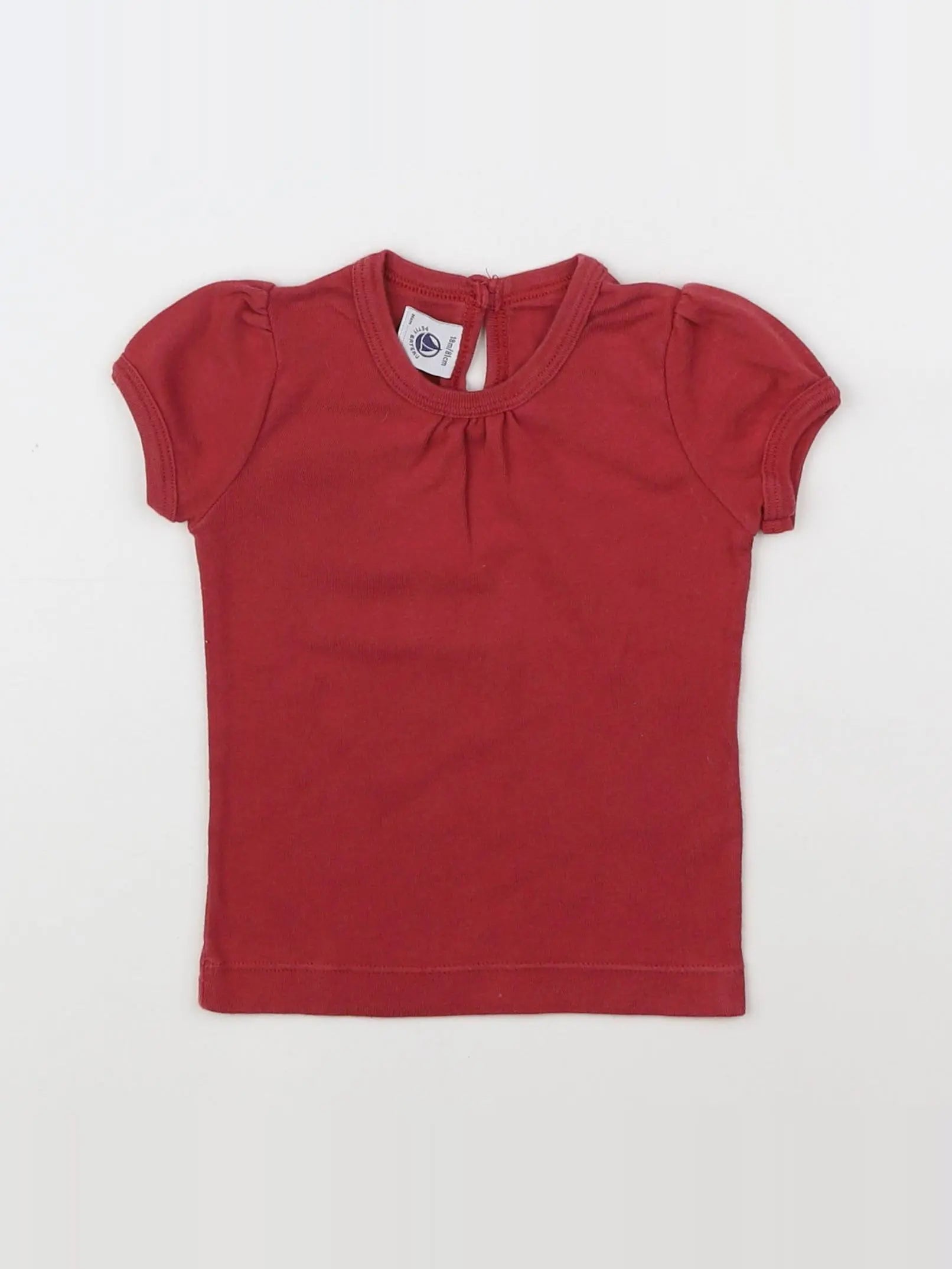 Petit Bateau - tee-shirt rose - 18 mois