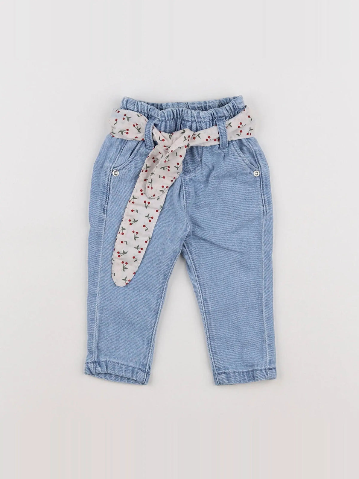 Vertbaudet - jean bleu - 3 mois